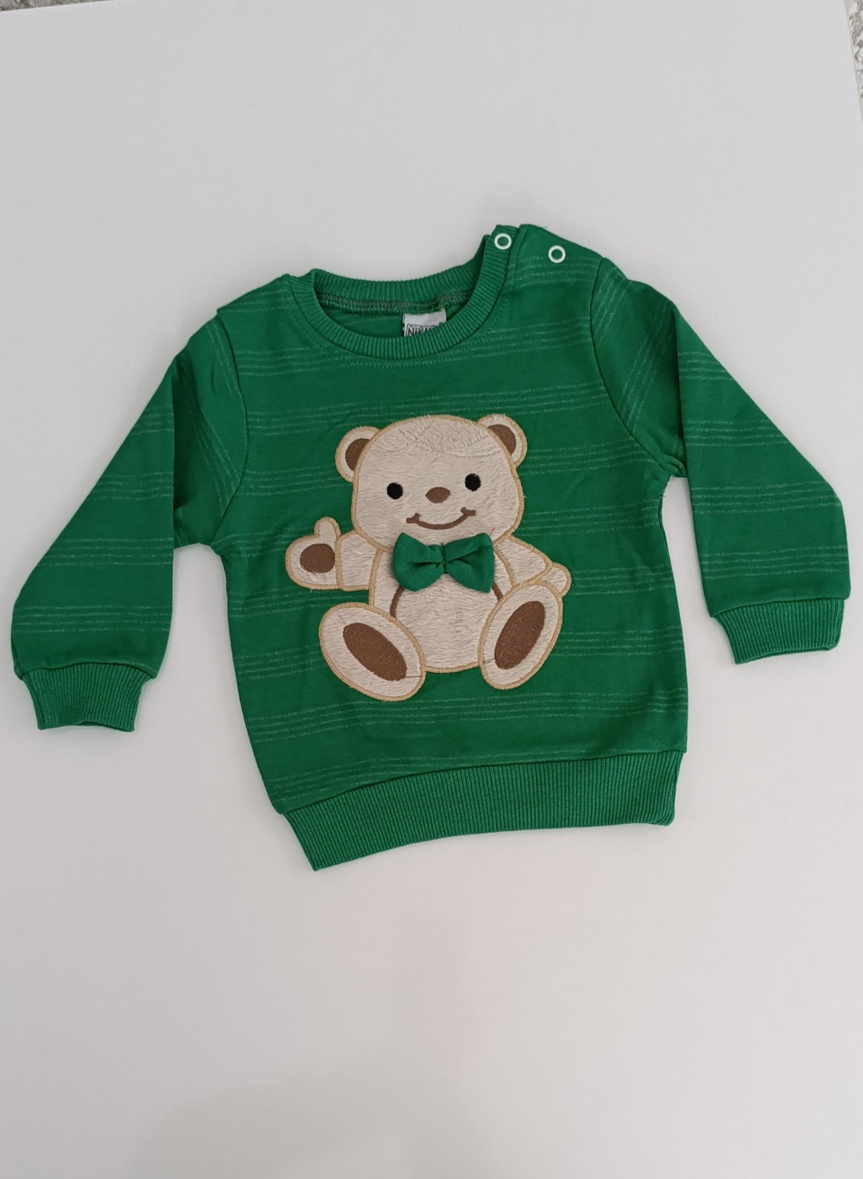 Erkek Ayıcıklı Yeşil Takım