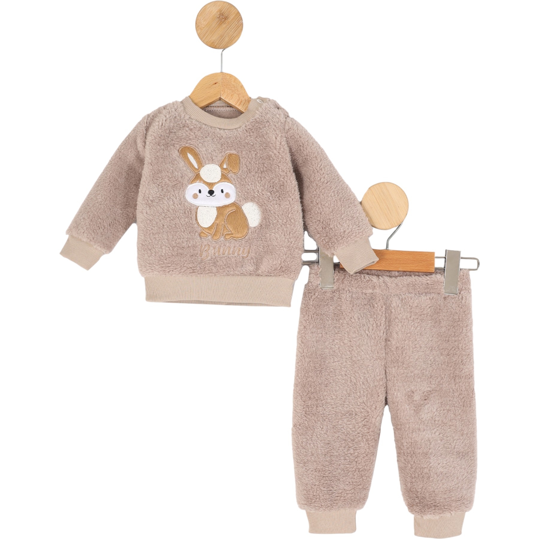 Tavşan Figürlü yumuşacık Unisex Takım