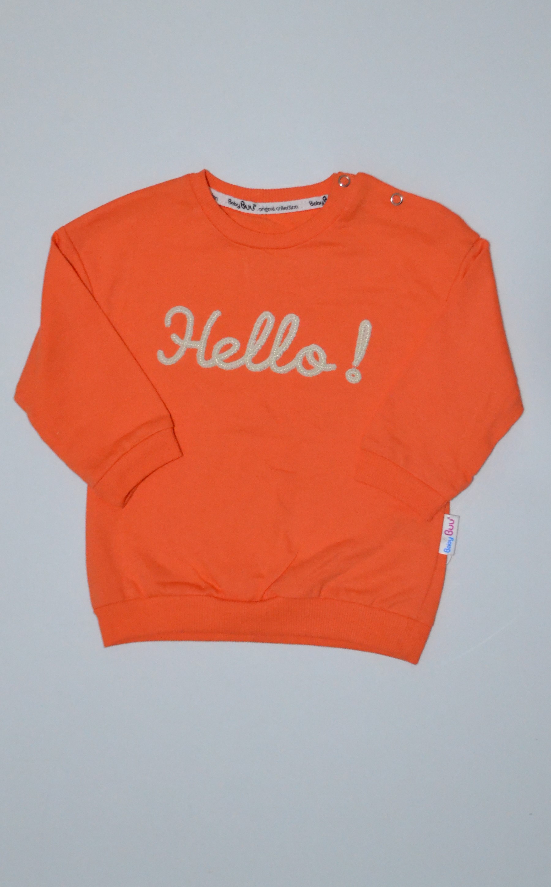 Hello İşlemeli Nar Çiçeği Tayt Pantolon İkili Takım